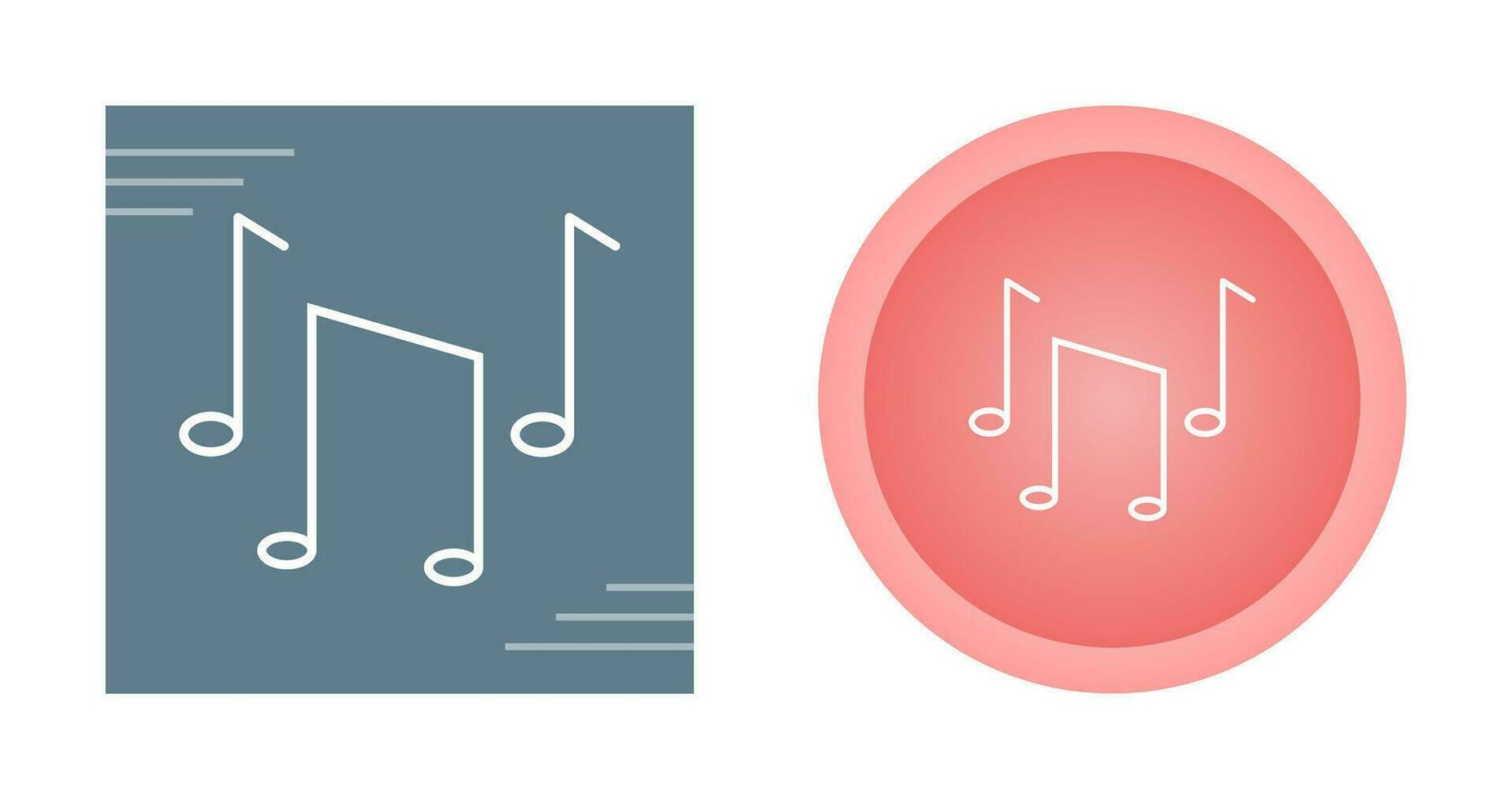 Musical Notes Vector Icon