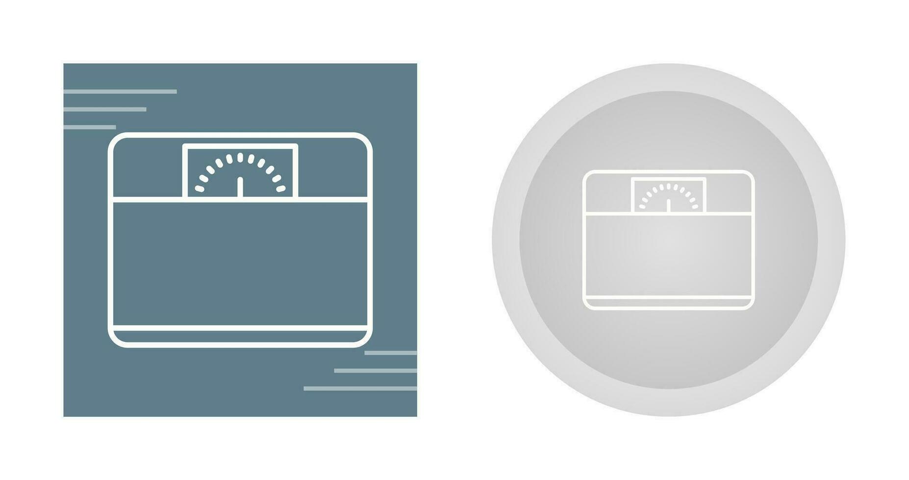 Weighing Machine Vector Icon