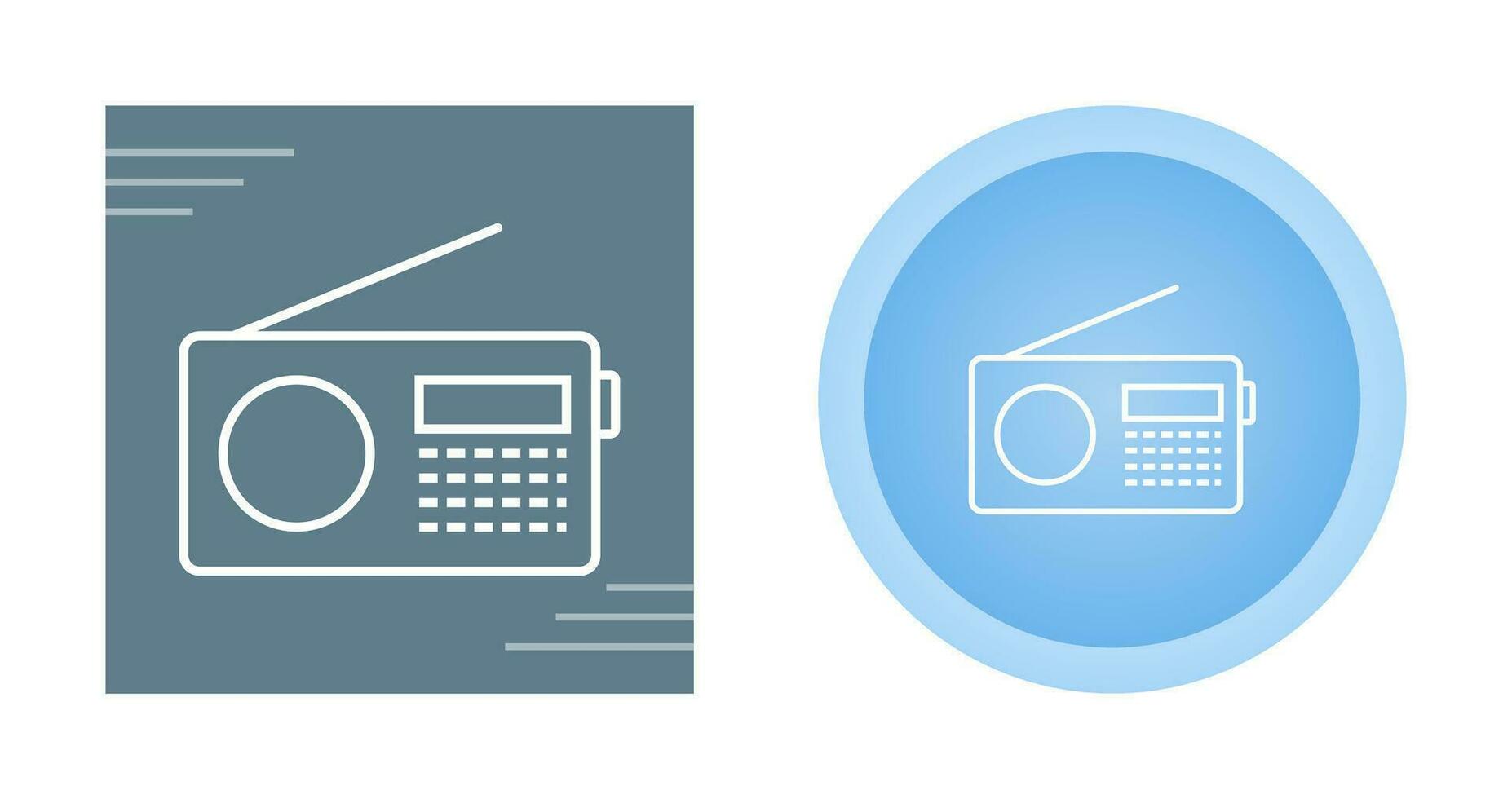 Radio Set Vector Icon