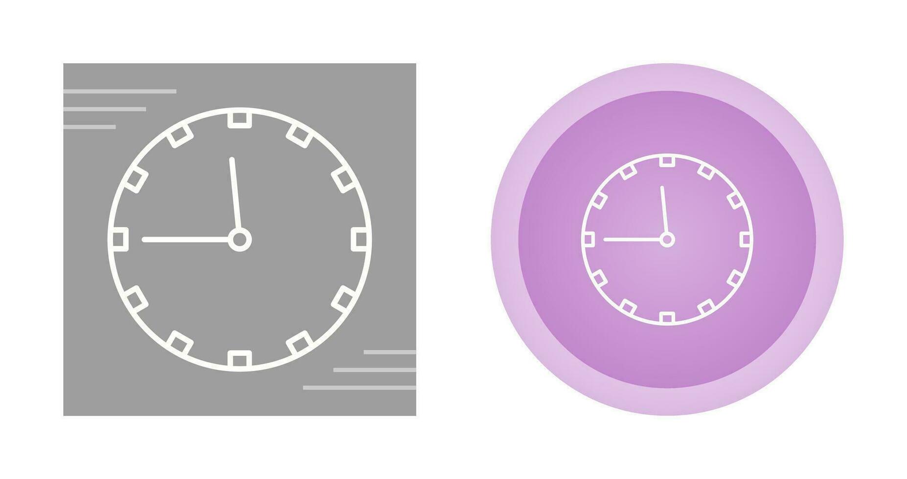 icono de vector de reloj de pared