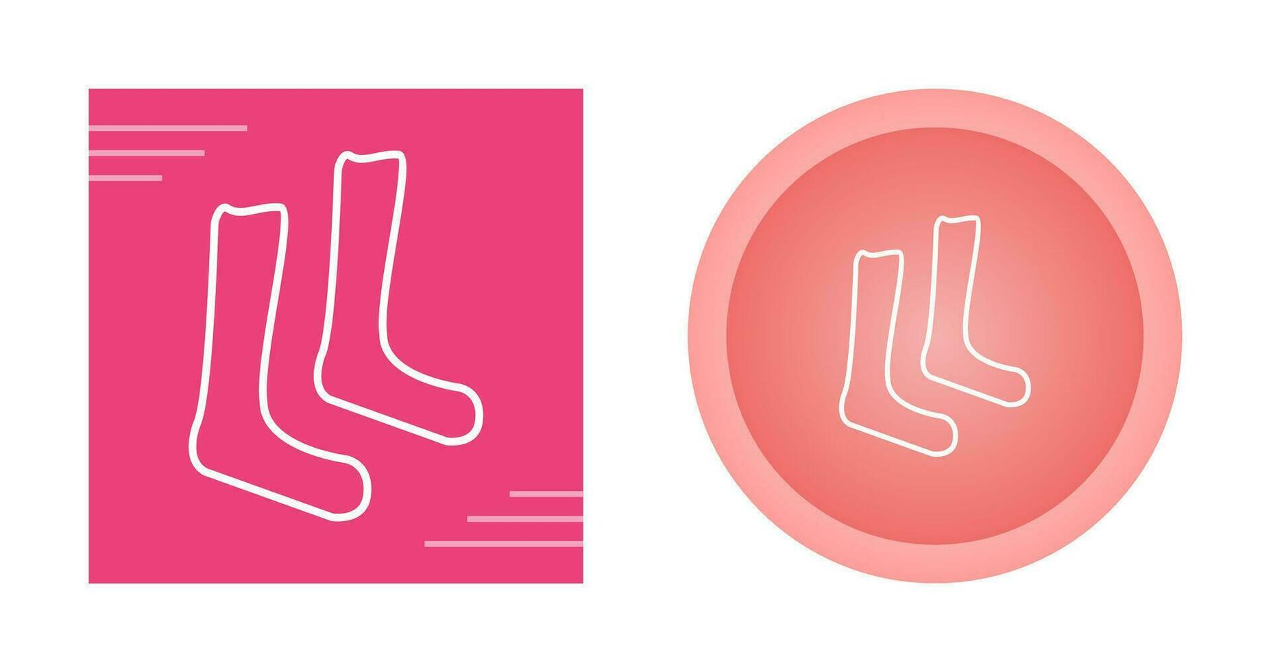 Pair of Socks Vector Icon