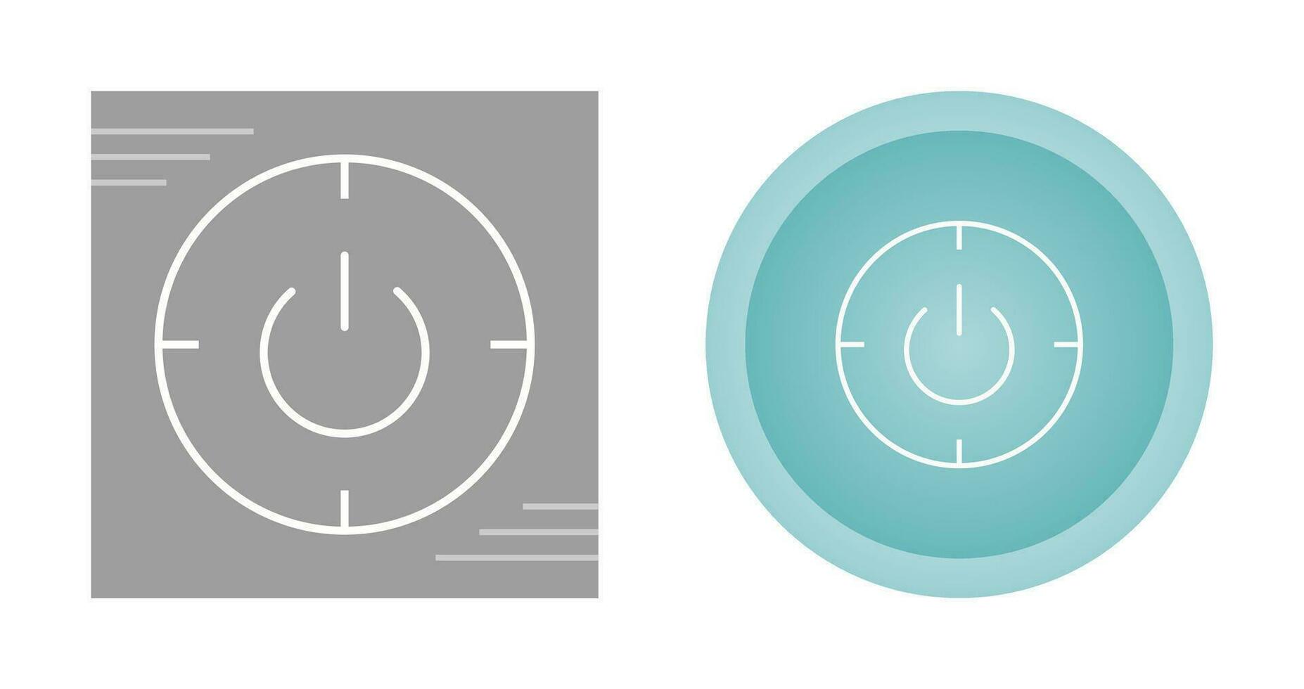 Scheduled power on and off Vector Icon
