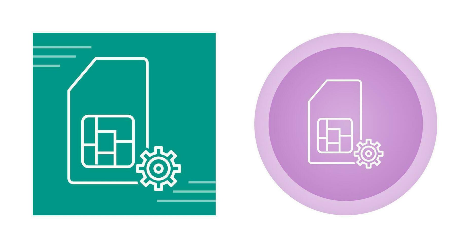 SIM Management Vector Icon