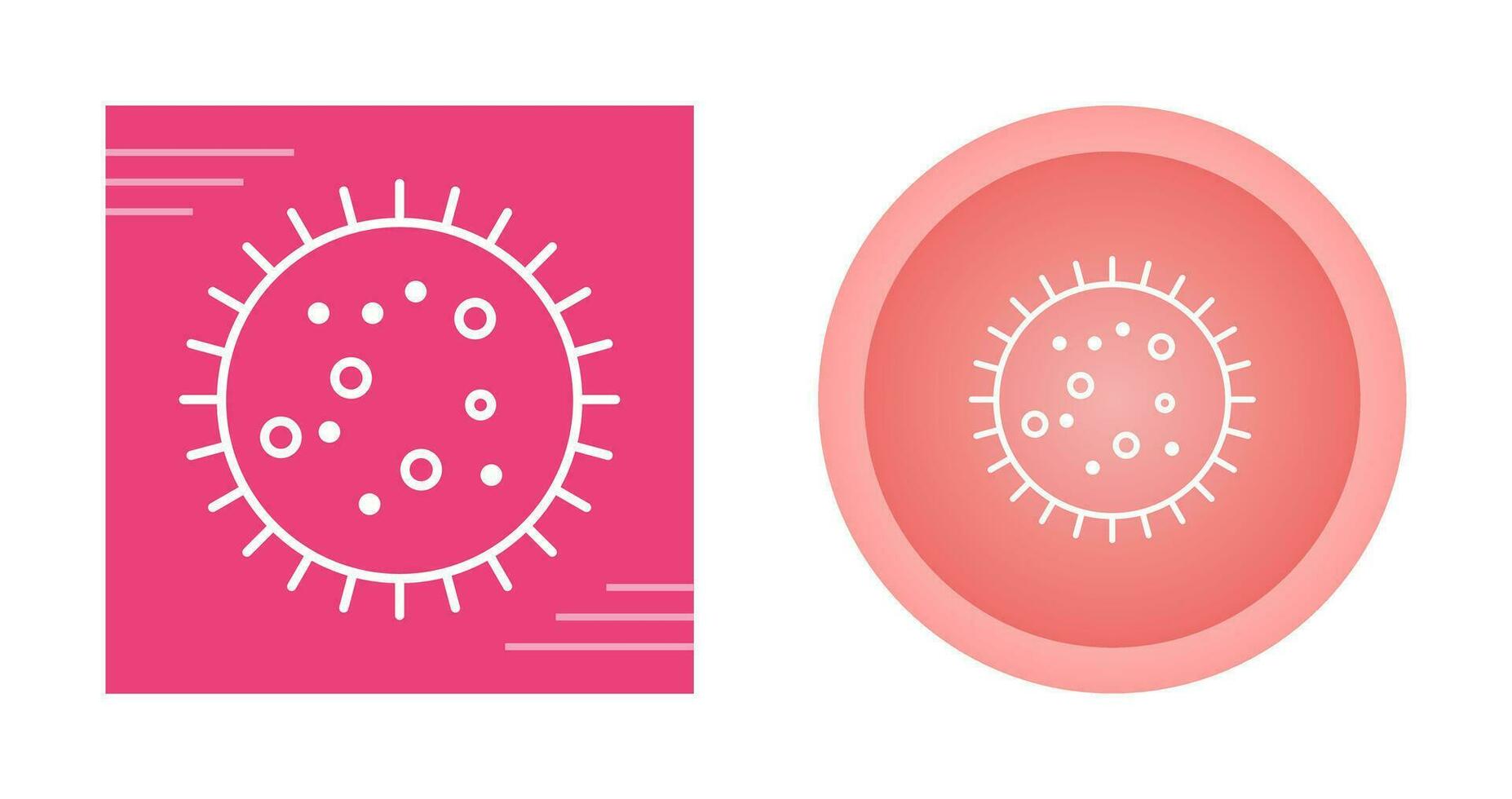Bacteria in Slide Vector Icon