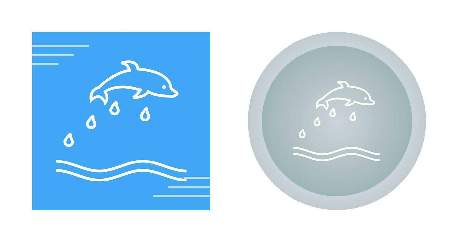 Dolphin Vector Icon
