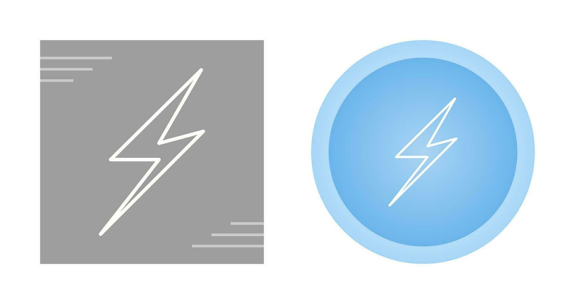 Lightening Vector Icon