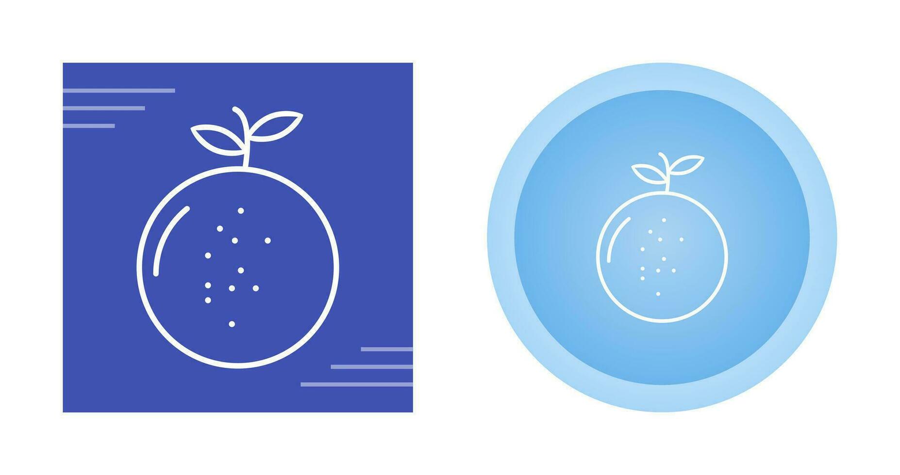 Mandarin Vector Icon