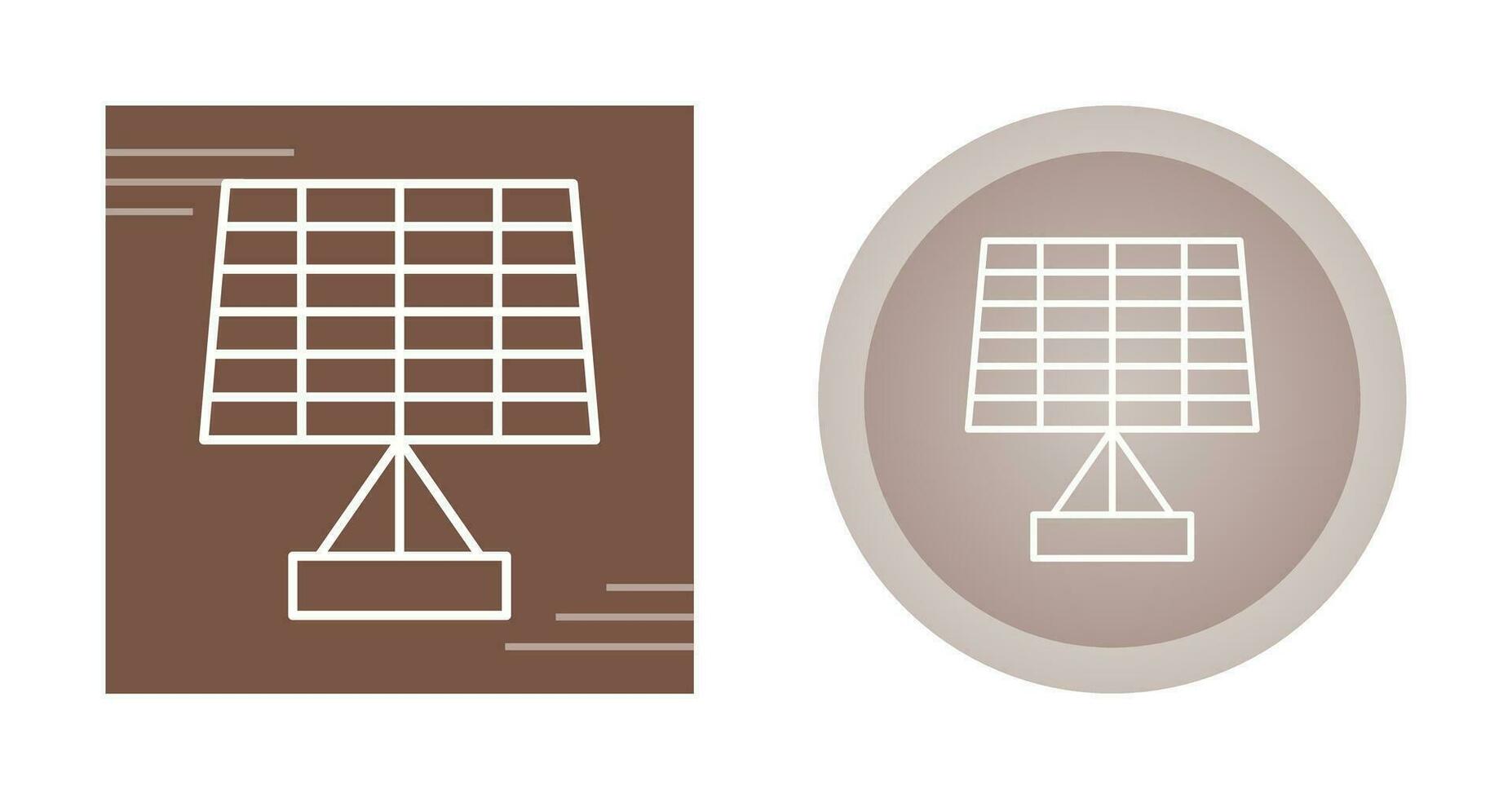 icono de vector de panel solar