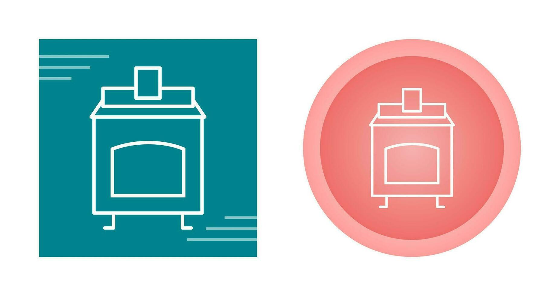 Coal Furnace Vector Icon