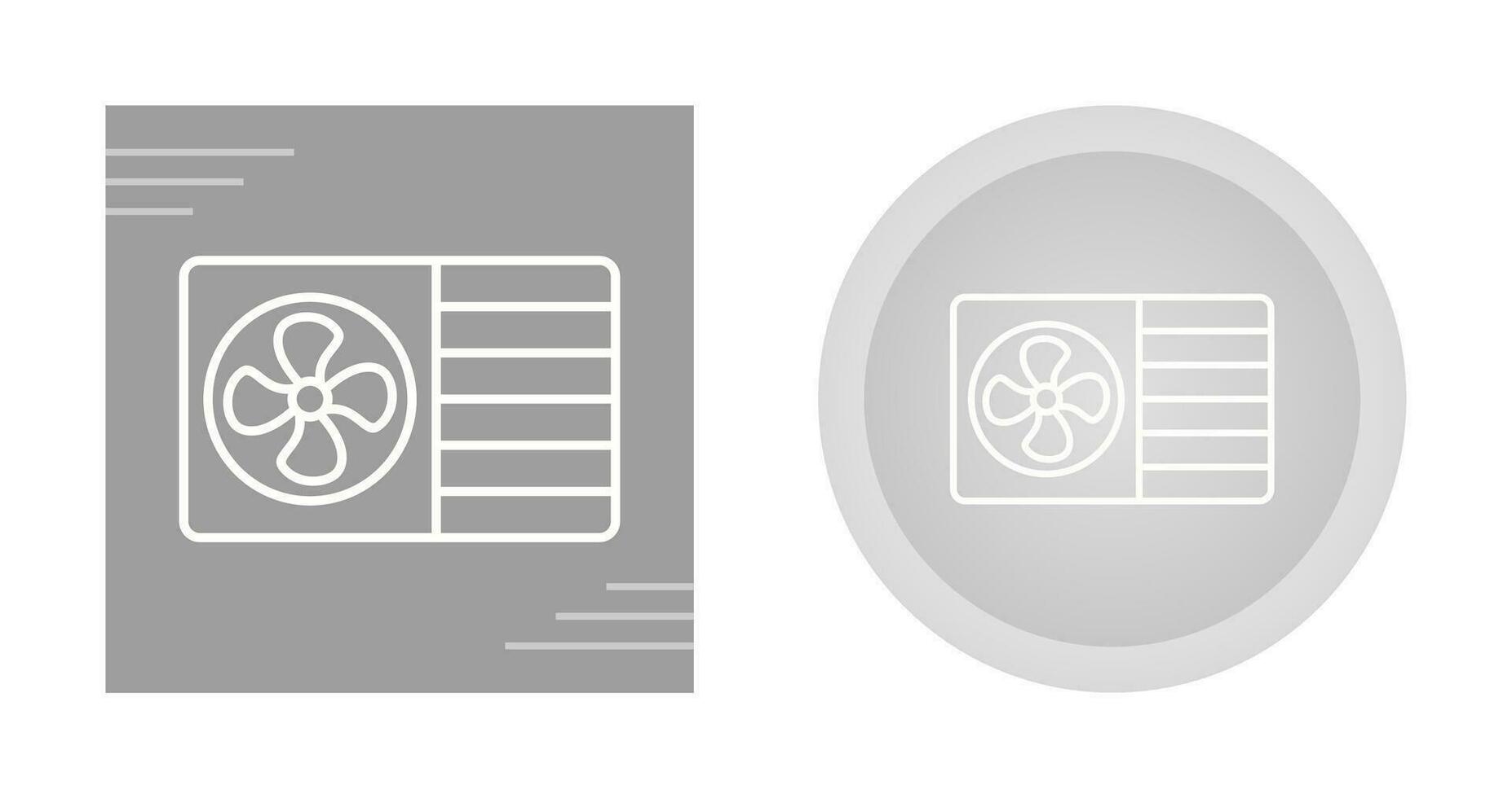 AC Window Unit Vector Icon