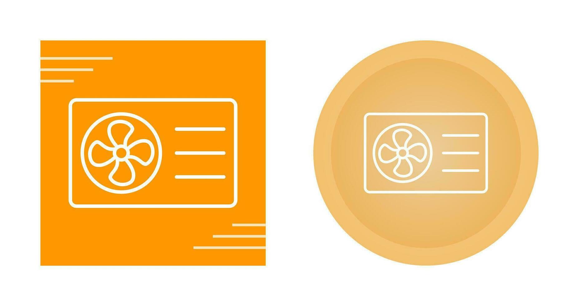 AC Outside Unit Vector Icon