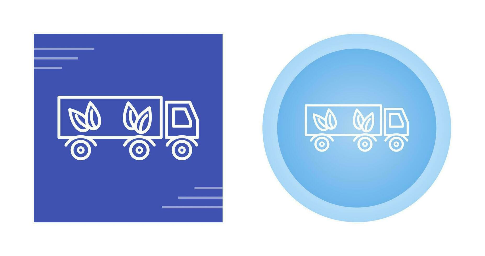 Eco friendly Truck Vector Icon