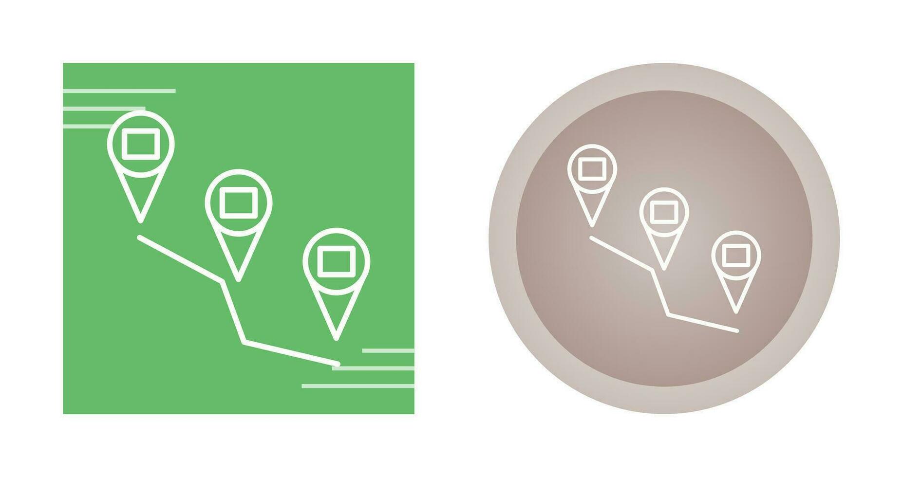 Reaching Destination Vector Icon