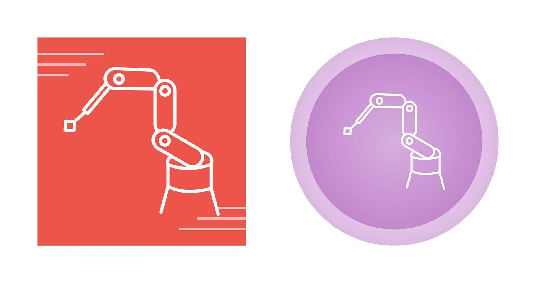 Industrial Robot Vector Icon