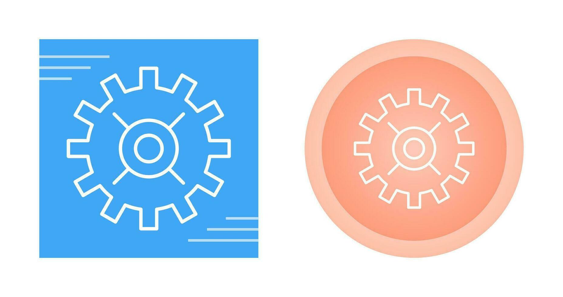 icono de vector de rueda dentada