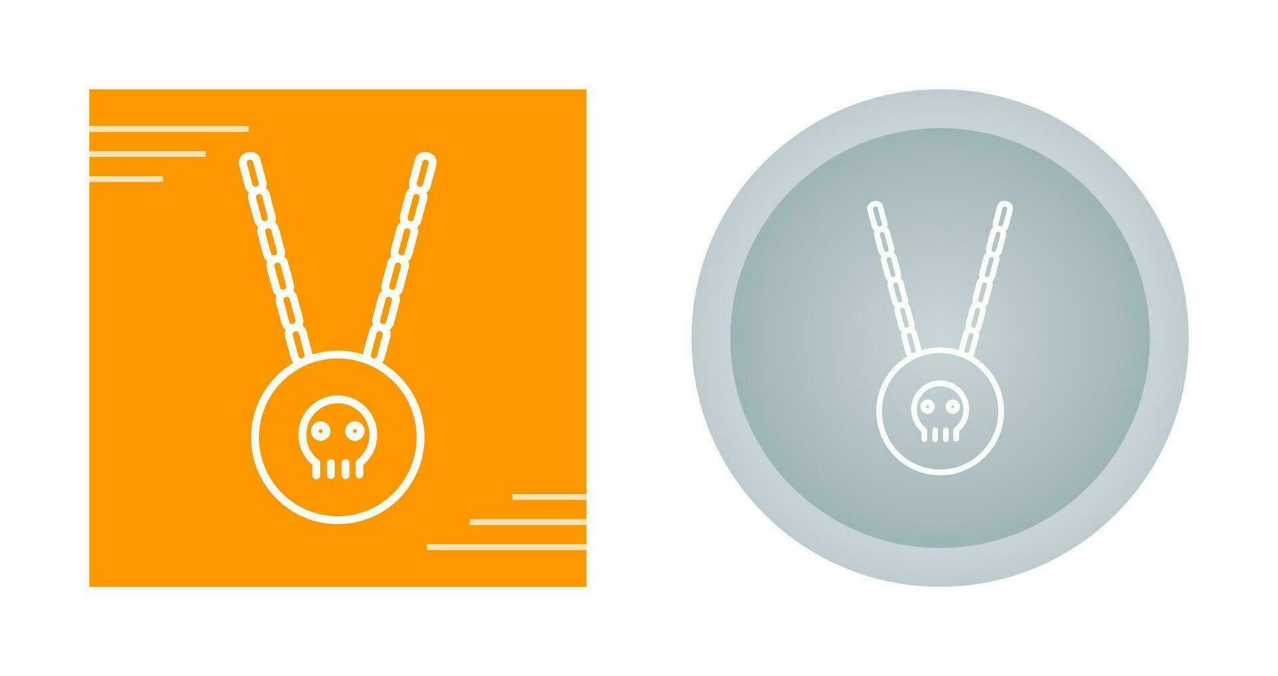 Pirate Necklace Vector Icon
