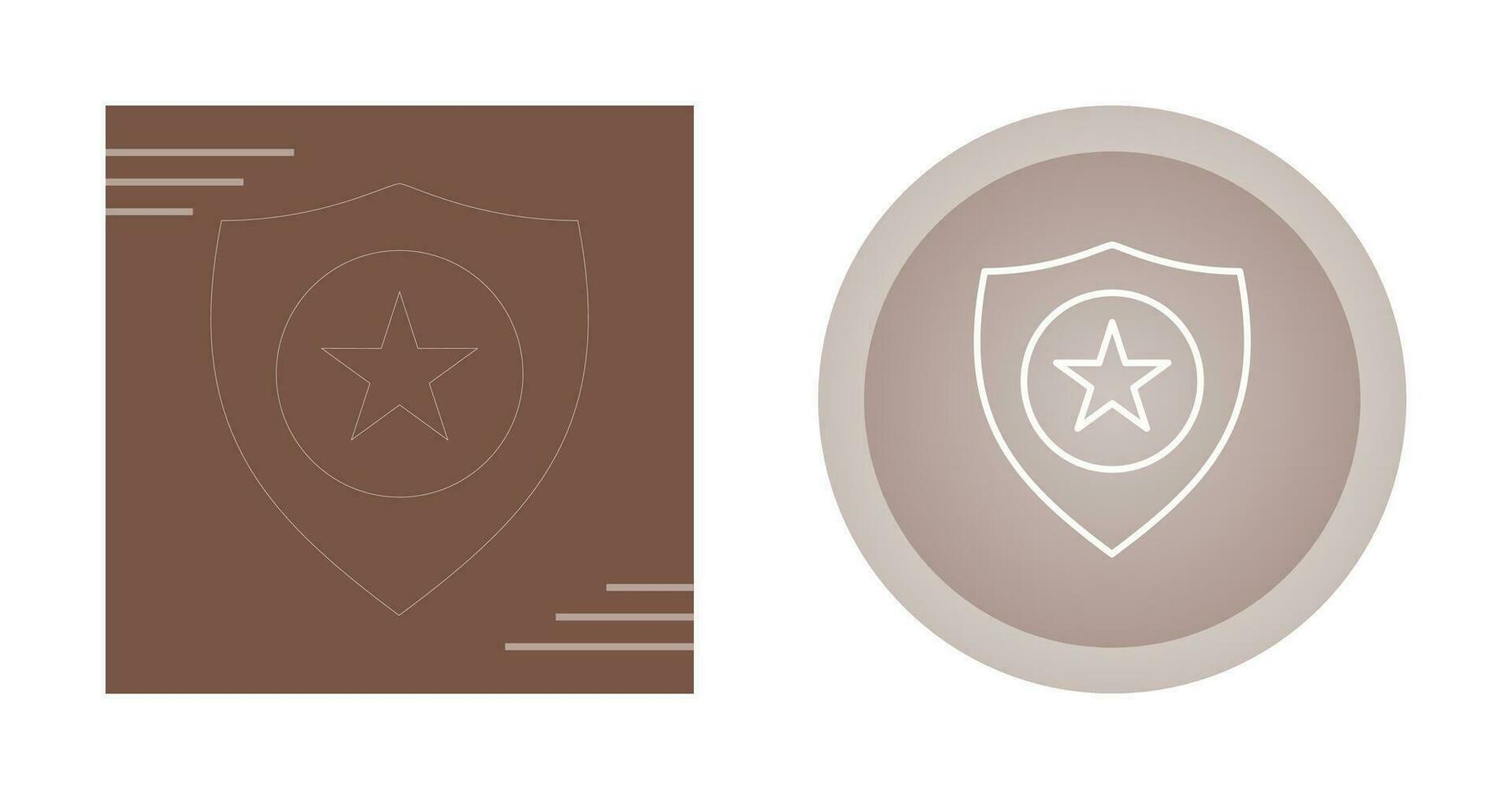 Police Badge Vector Icon