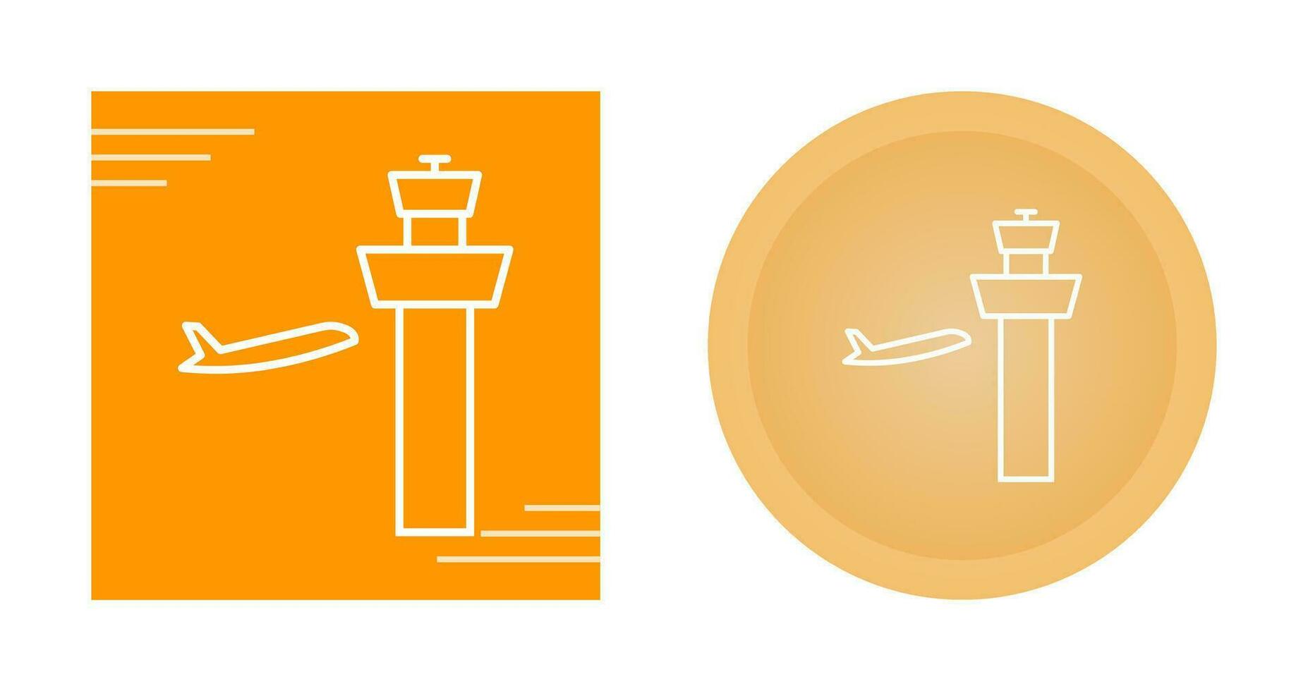 Air Control Tower Vector Icon