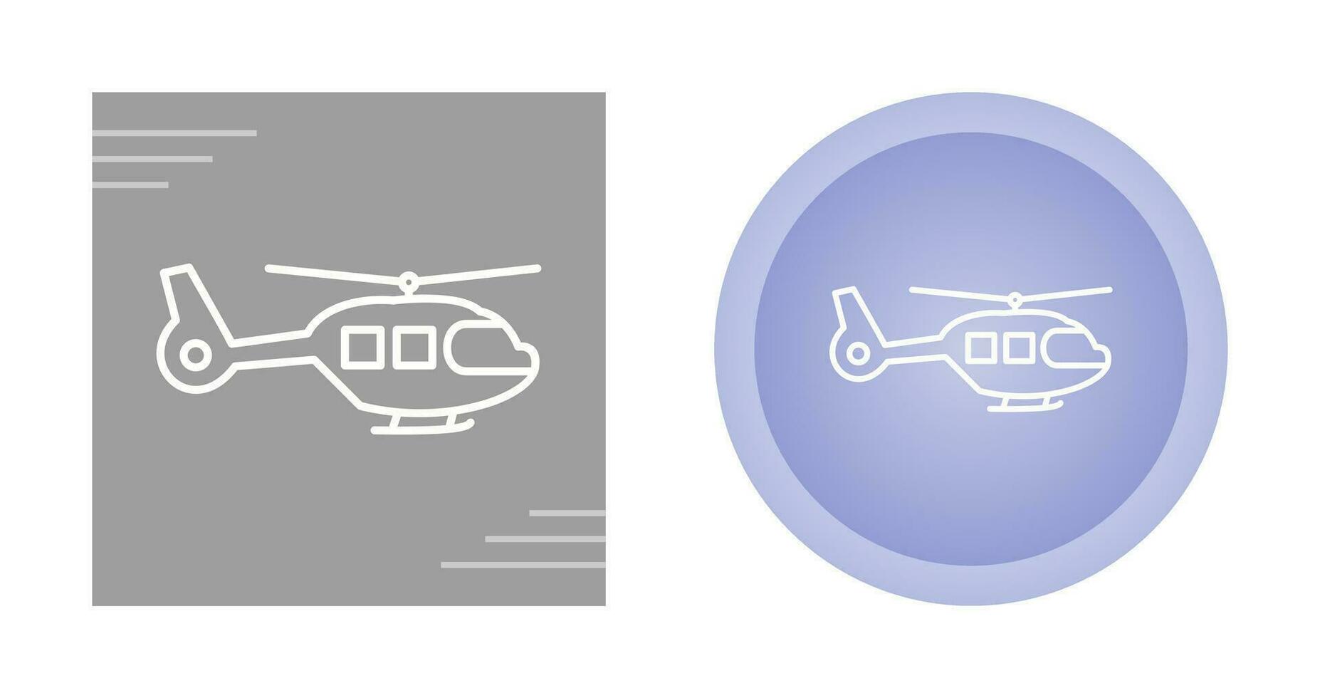 icono de vector de helicóptero