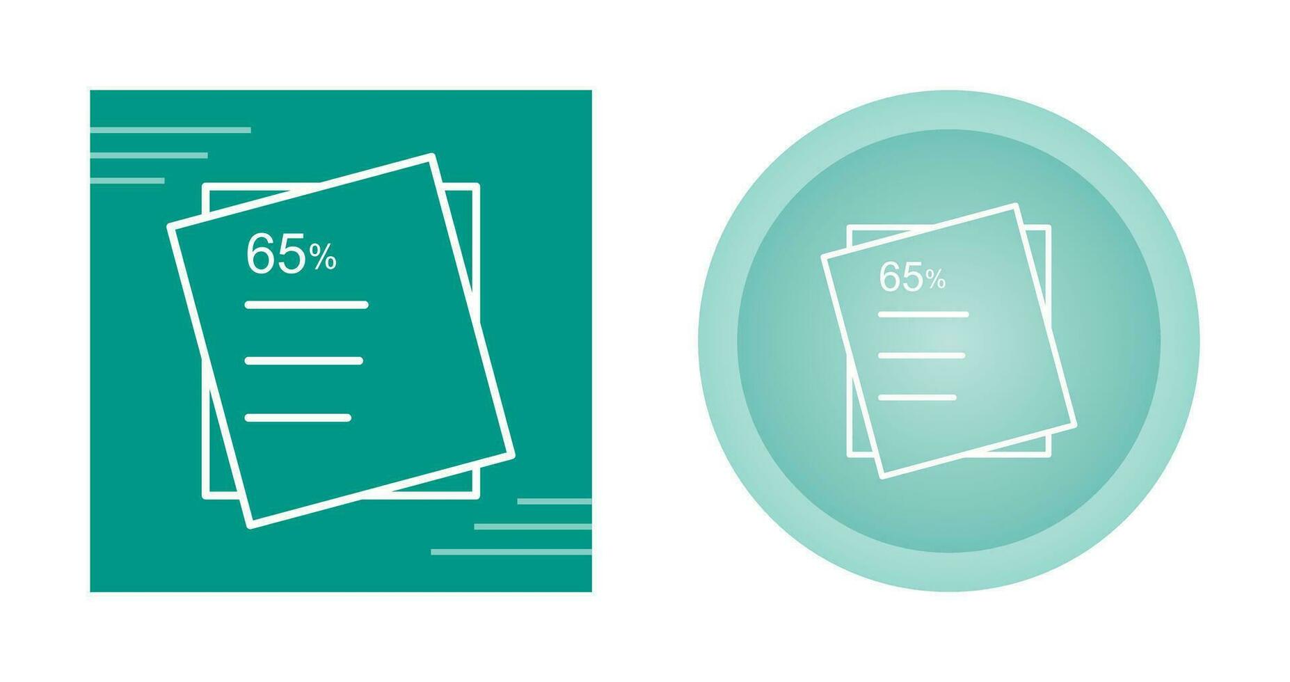 Graded Paper Vector Icon