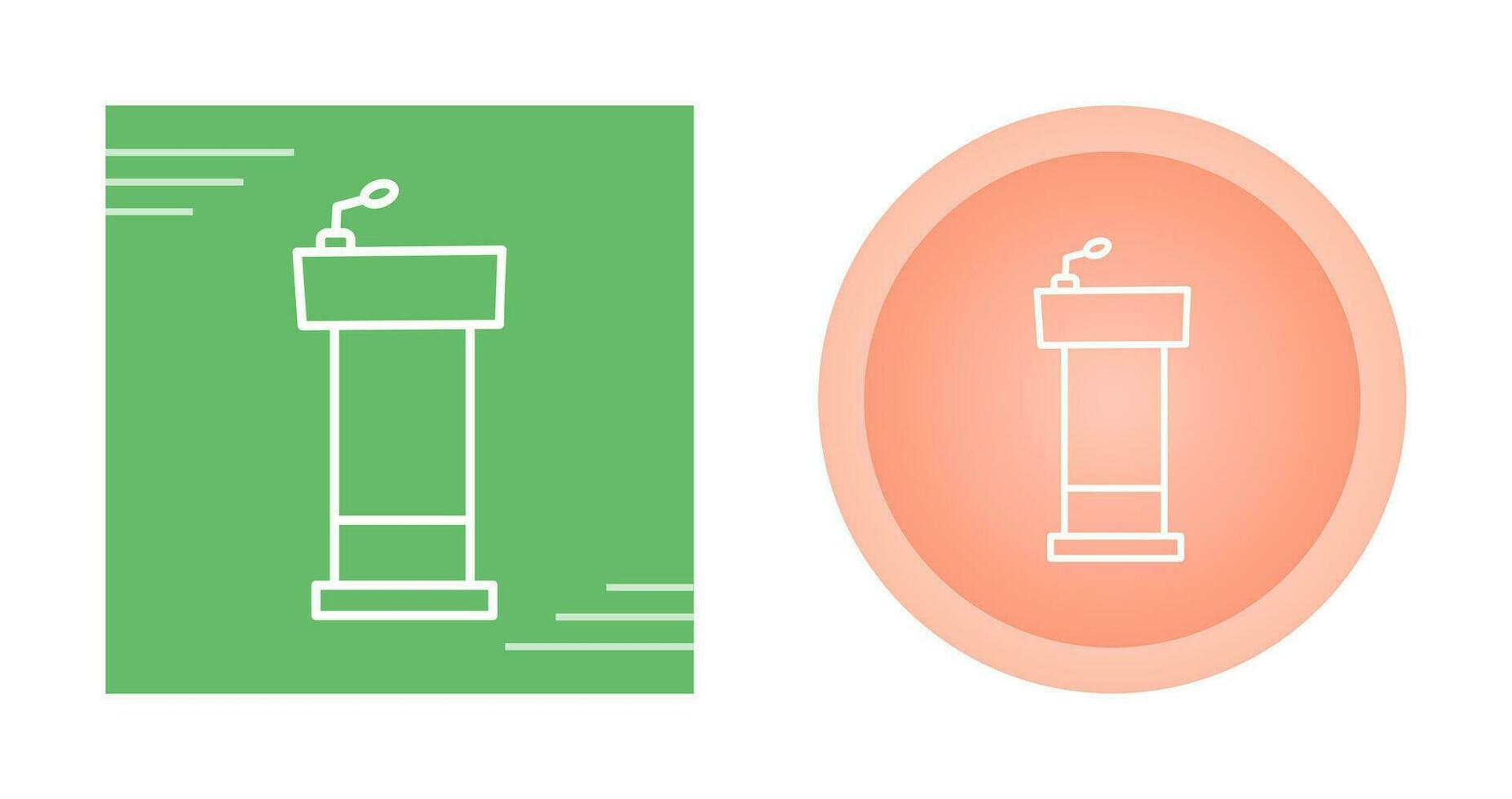 Podium Vector Icon