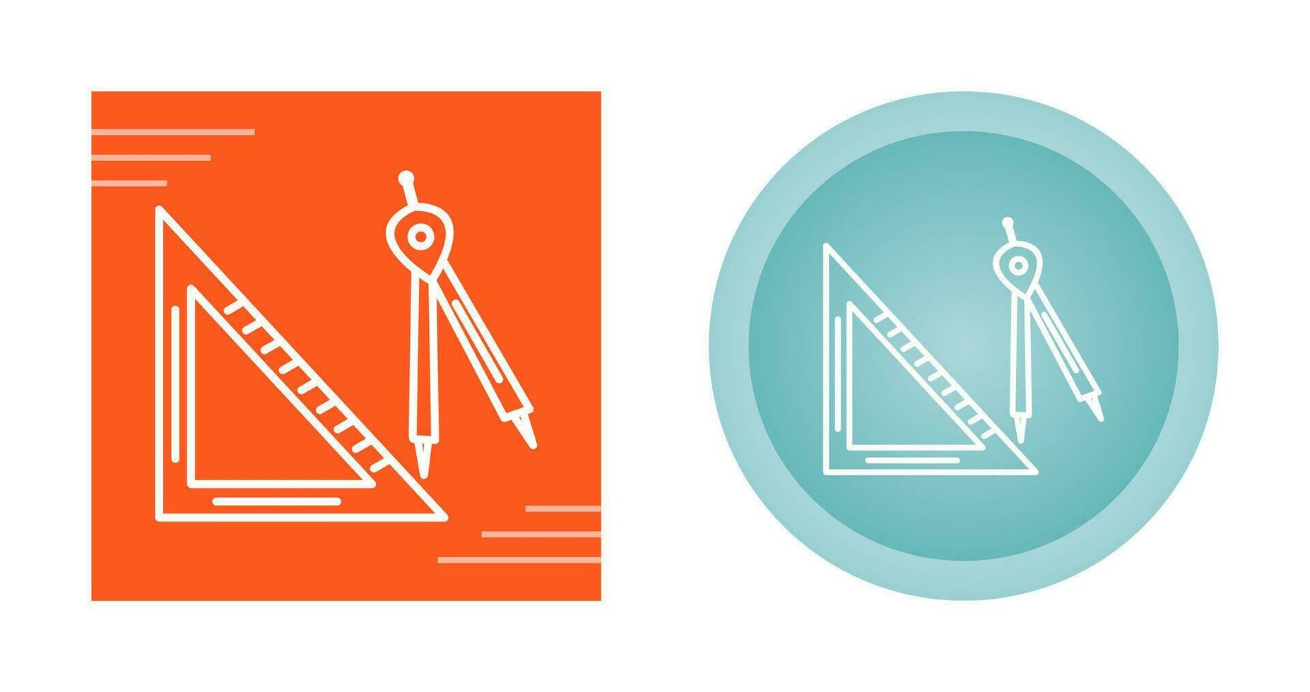 Set Square Vector Icon