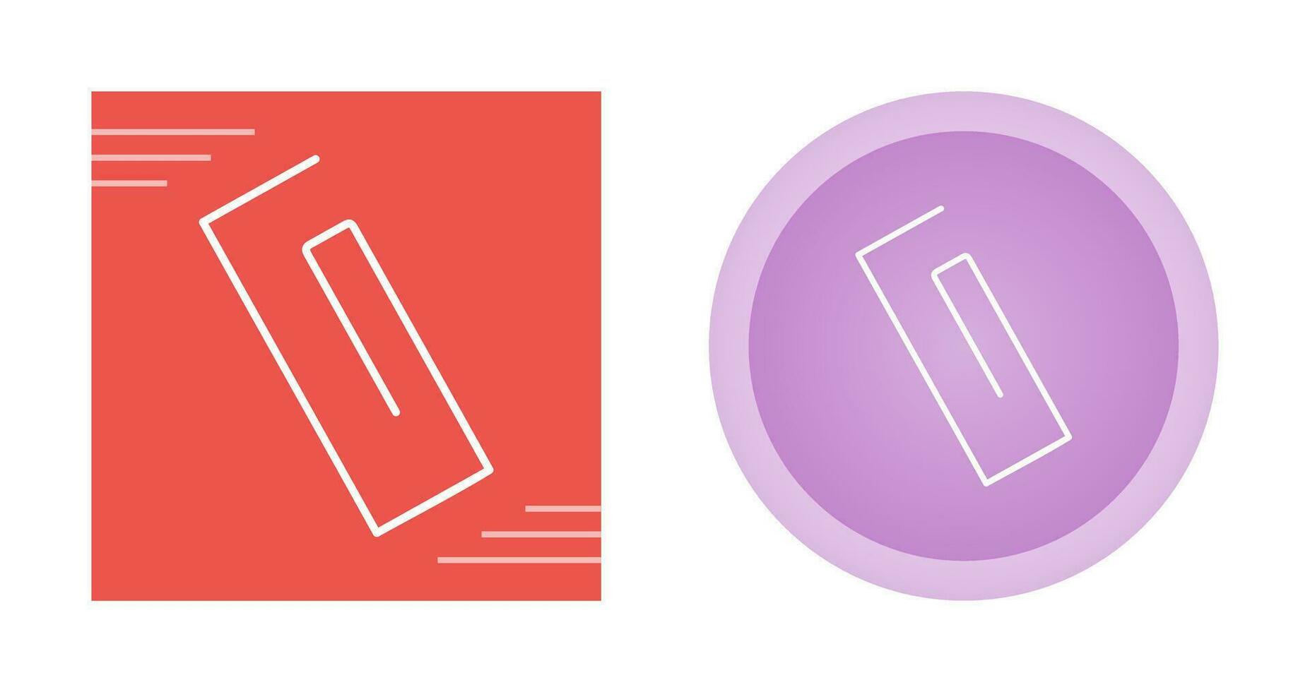Paper Clip Vector Icon