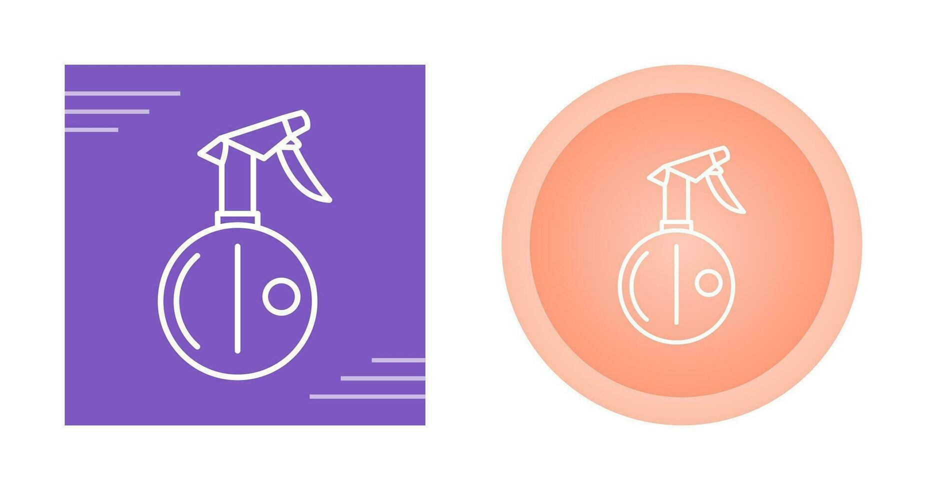 Water Spray bottle Vector Icon