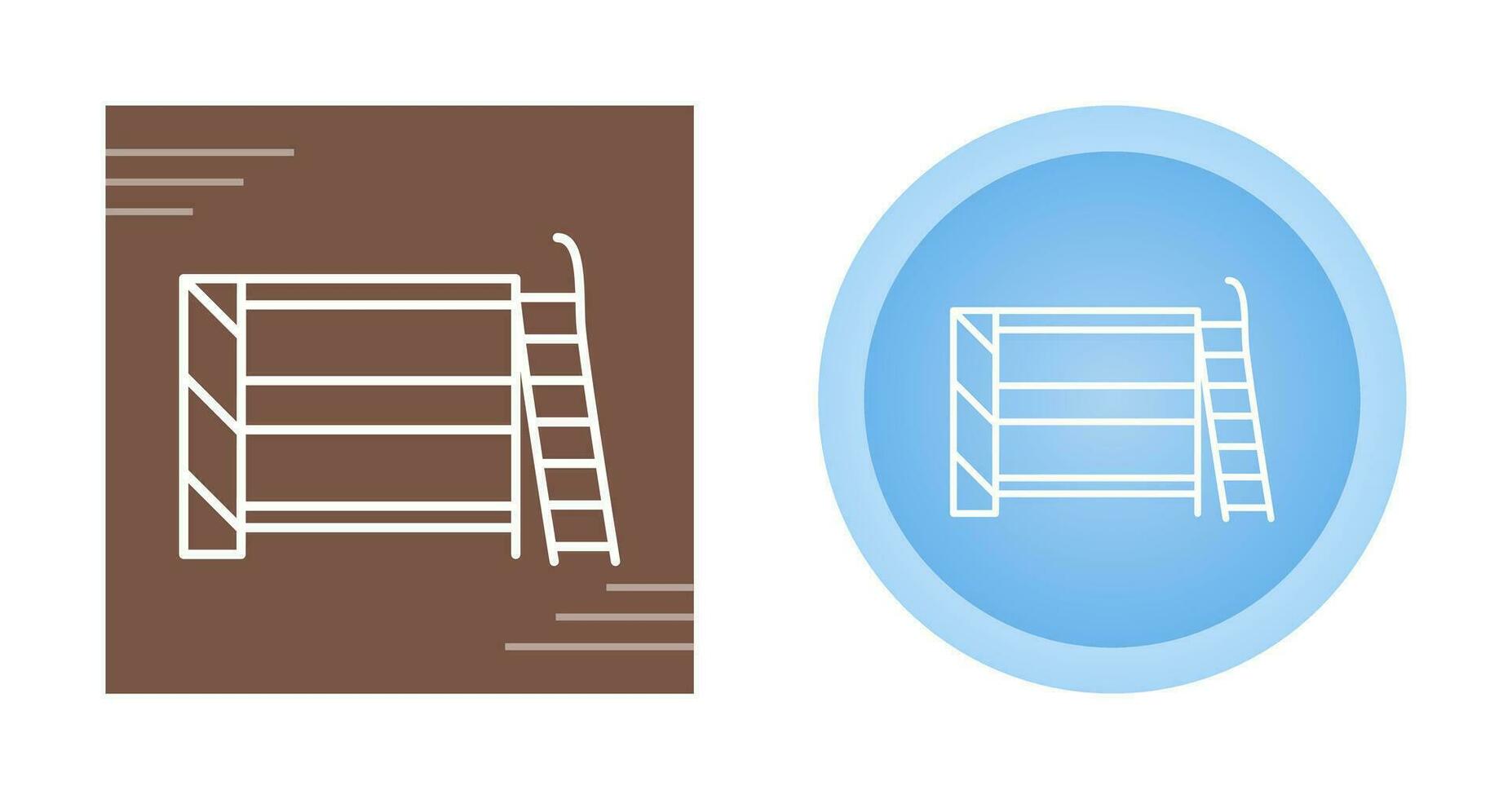 Bunk bed Vector Icon