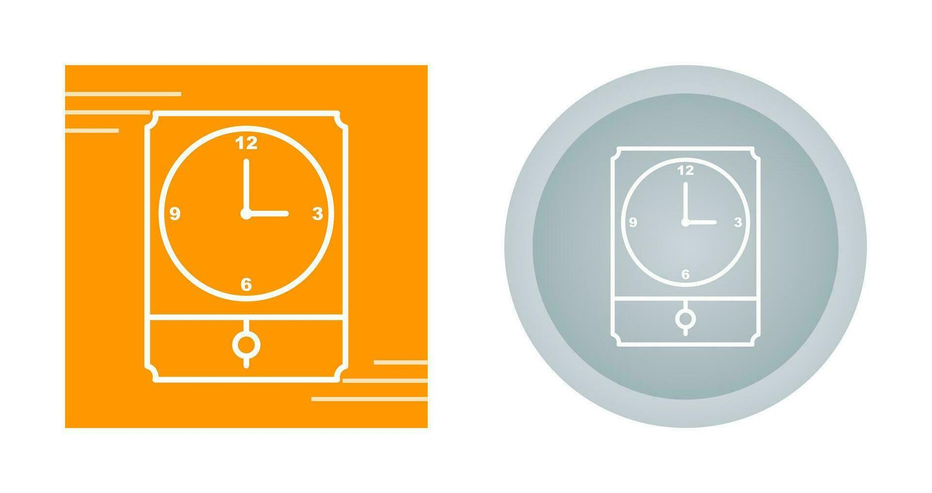 Large Clock Vector Icon