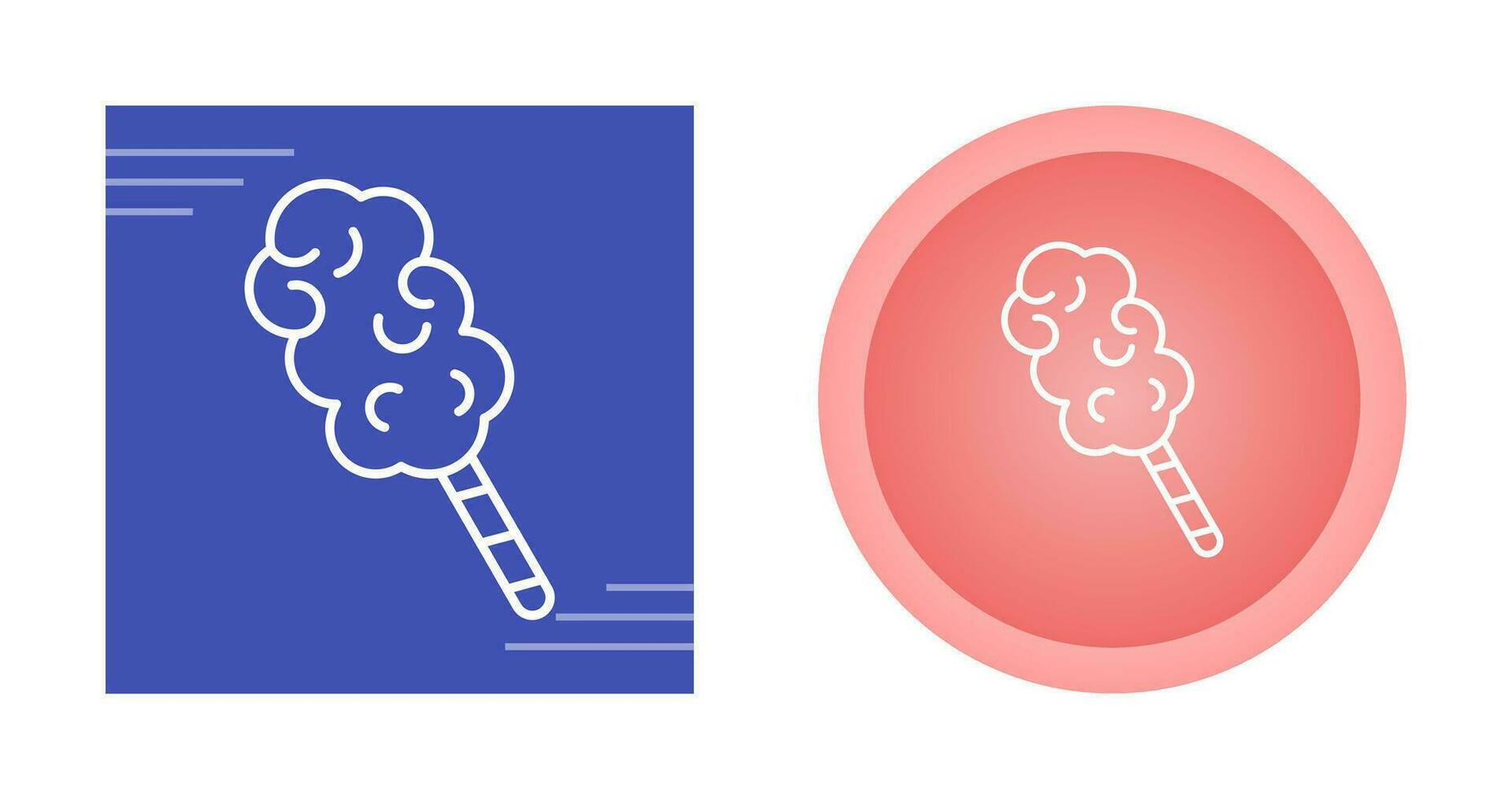 Cotton Candy Vector Icon