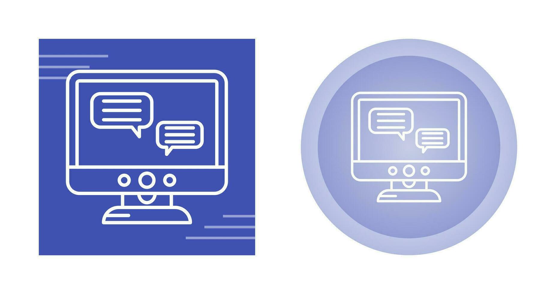 Chat Lcd Vector Icon