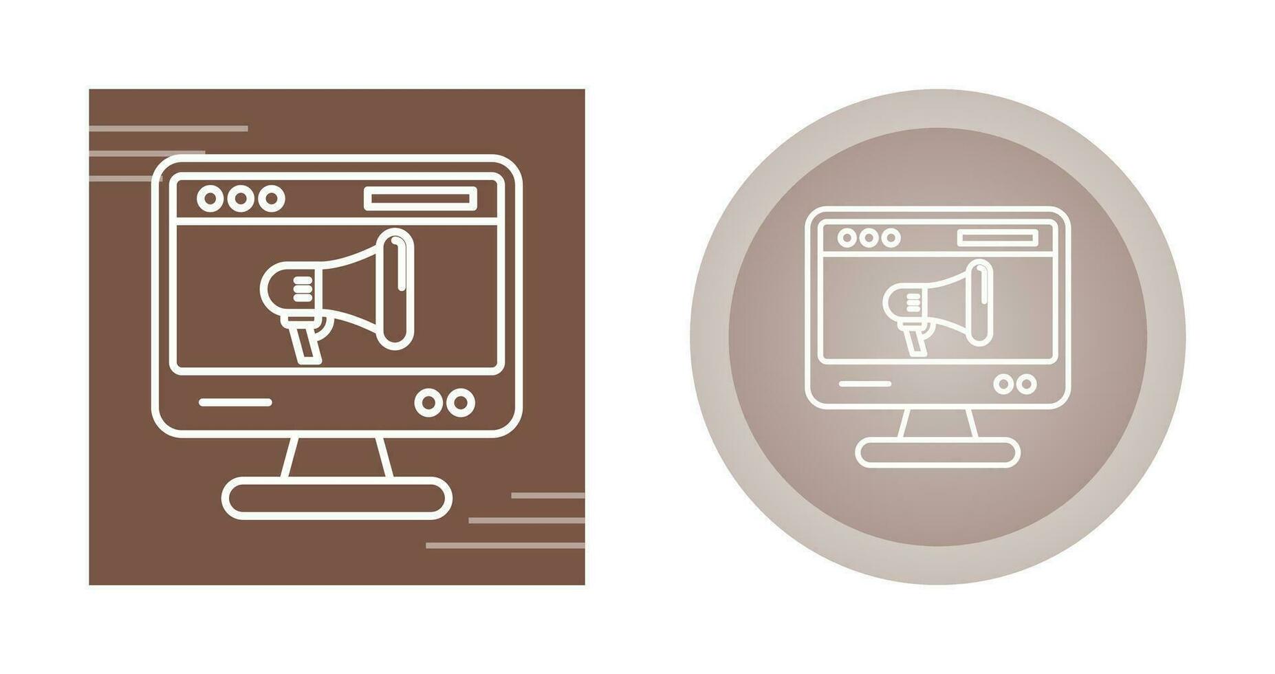 Online Marketing Vector Icon