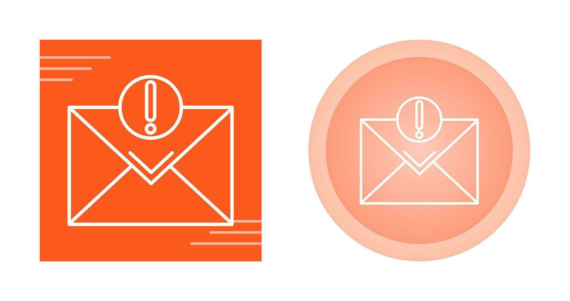 Urgent Mail Vector Icon