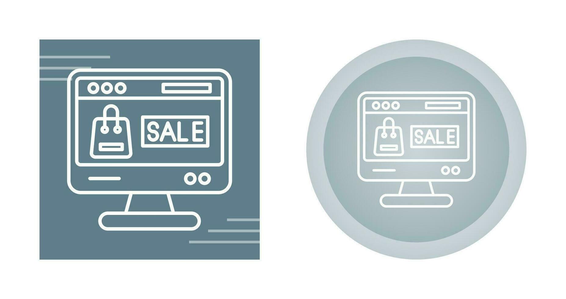Online Sale Vector Icon