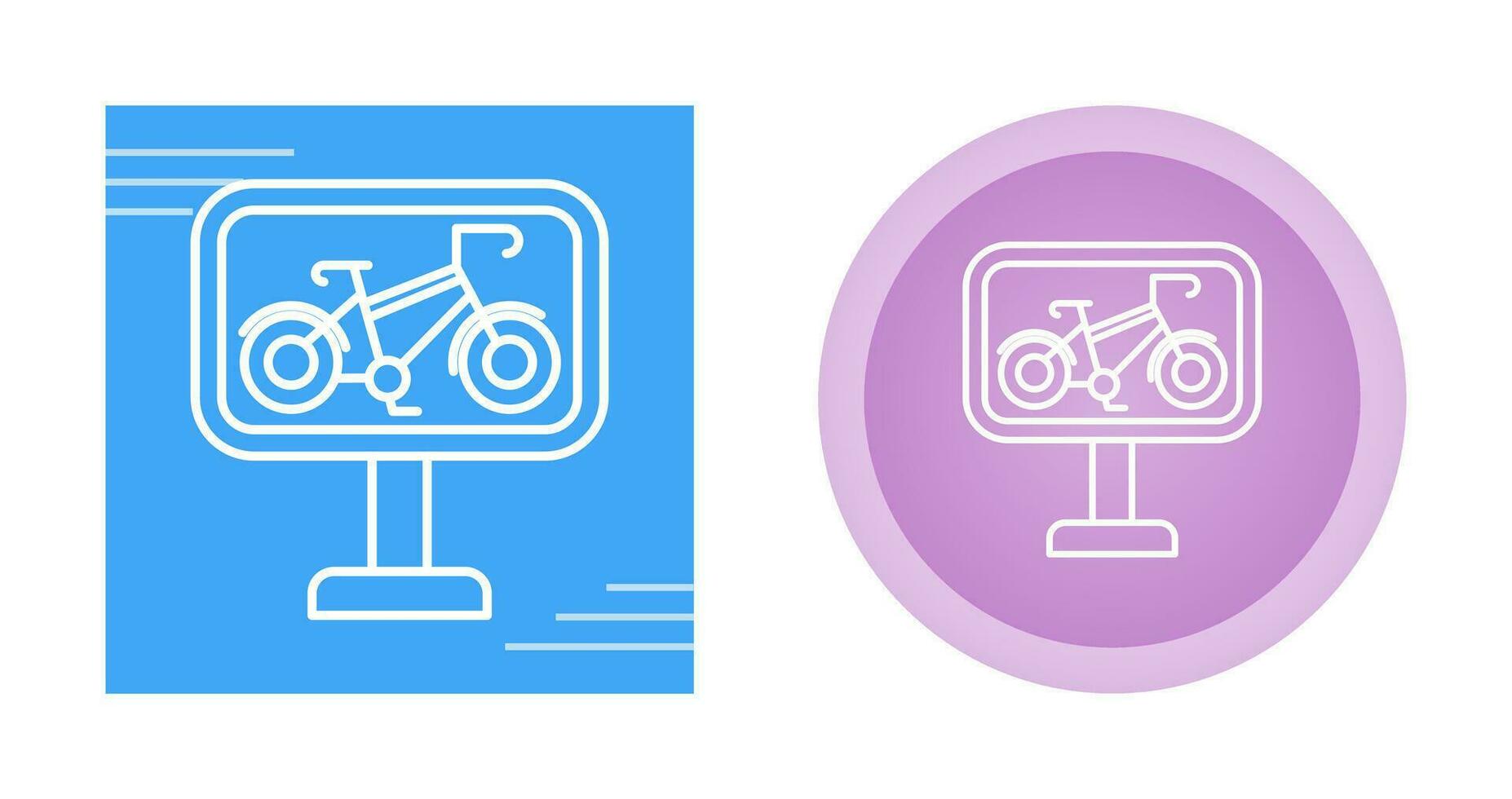 Bike Lane Vector Icon