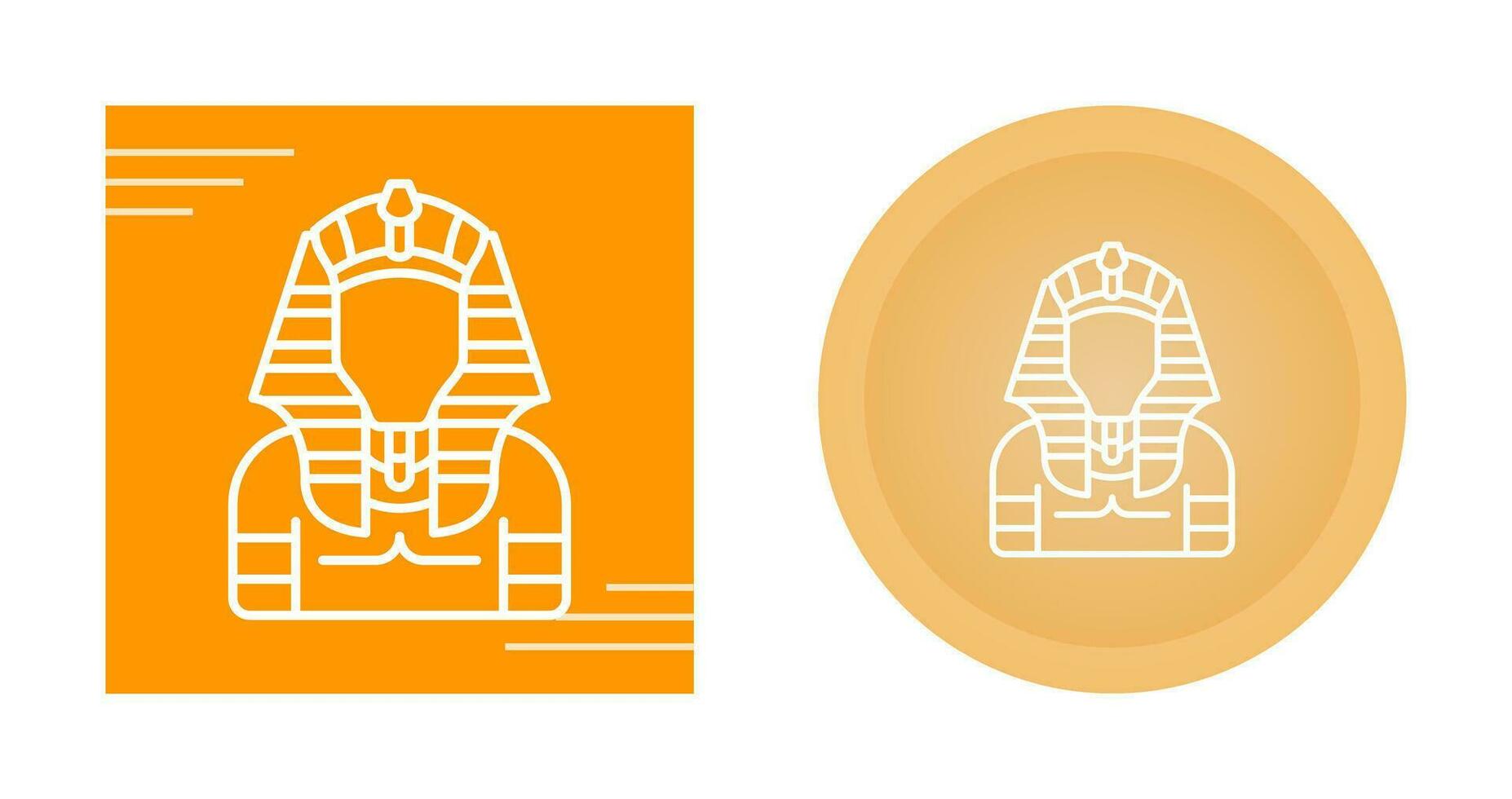 icono de vector de faraón
