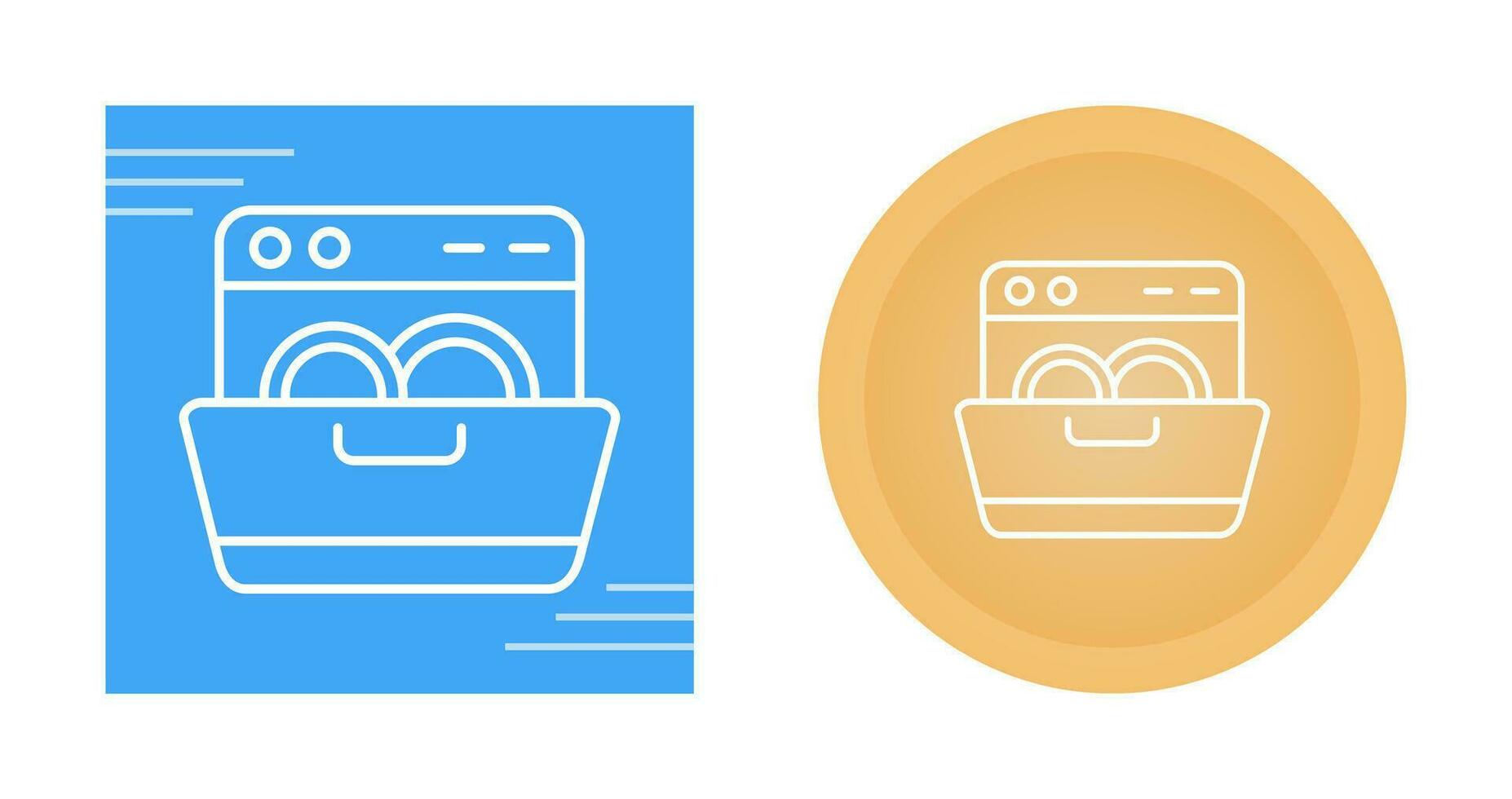 Dishwasher Vector Icon