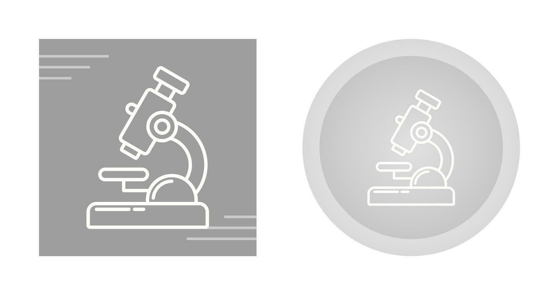 icono de vector de microscopio