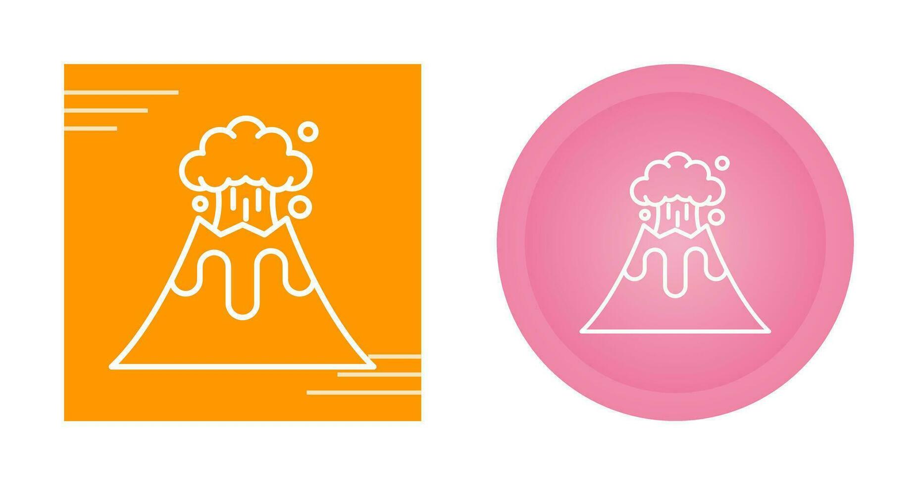 Volcano Vector Icon