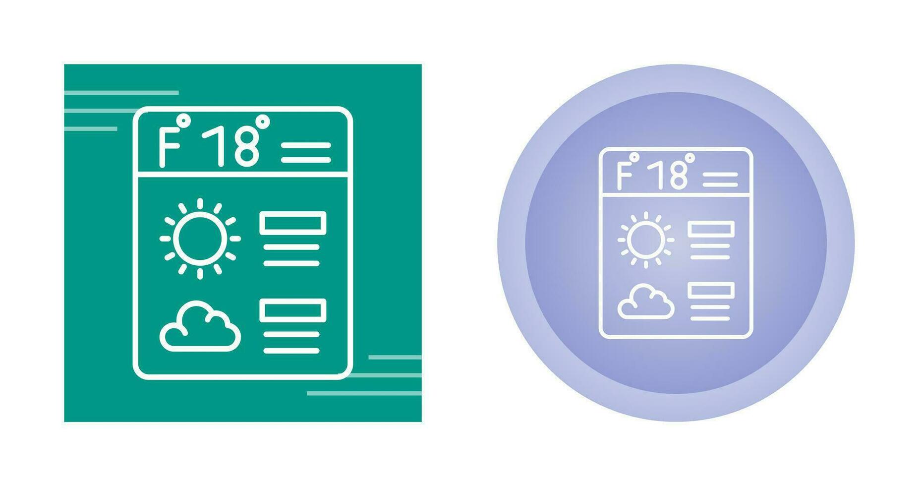 icono de vector de pronóstico