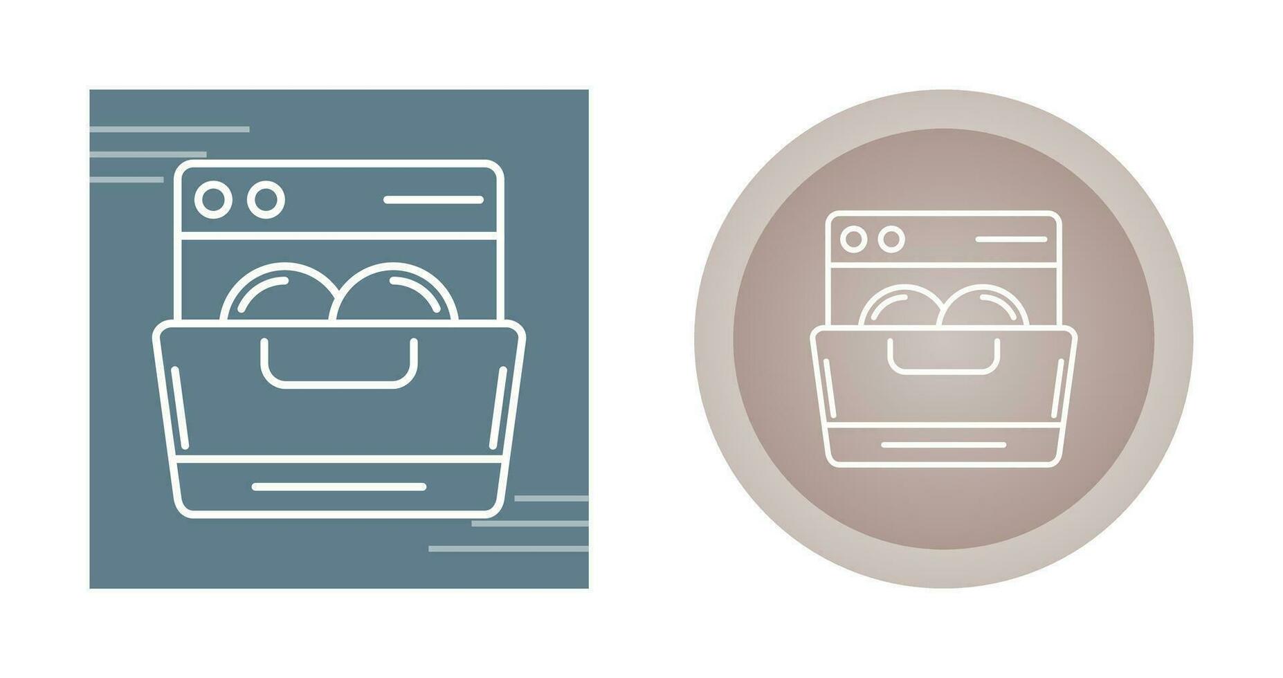 Dishwasher Vector Icon