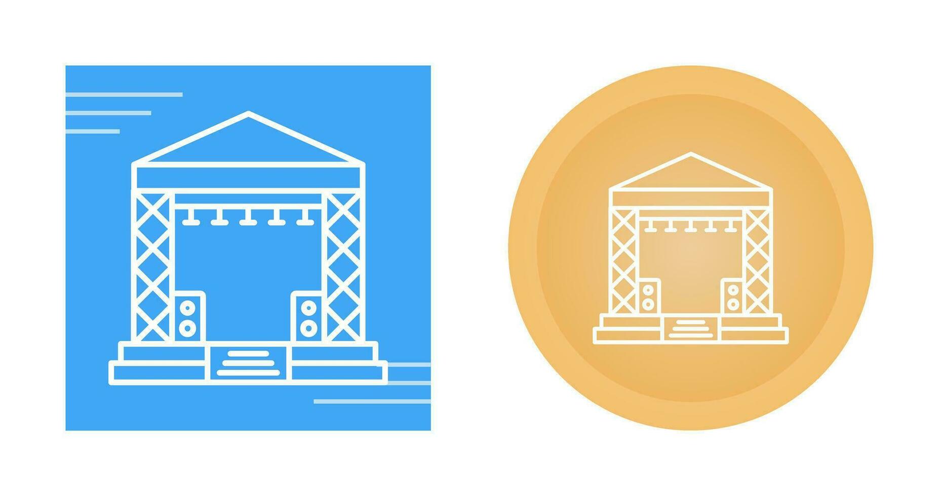 Stage Vector Icon