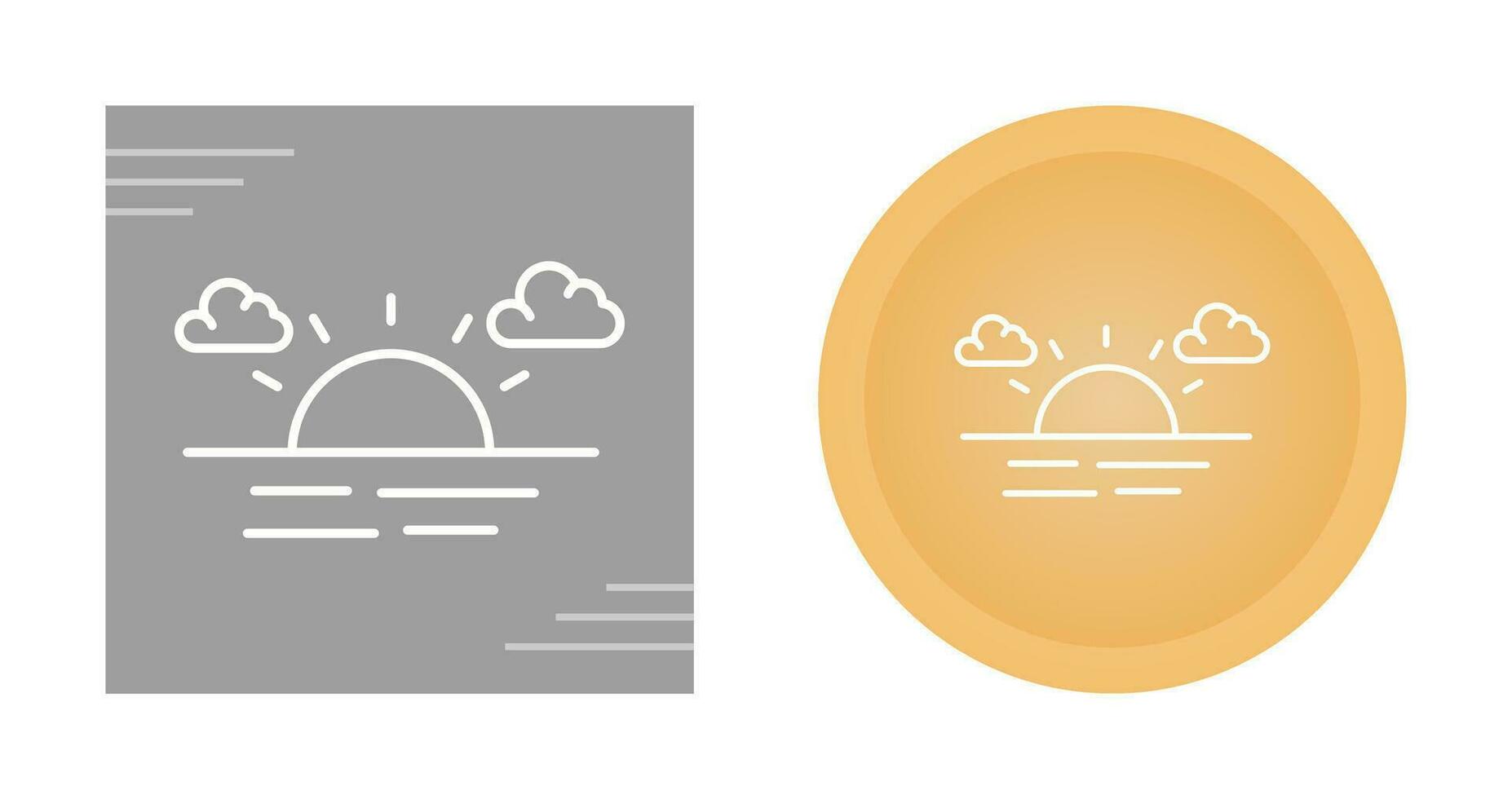 Sunset Vector Icon