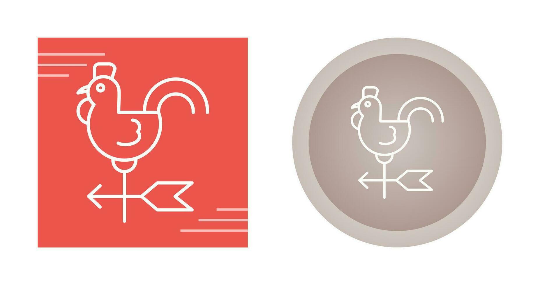 Wind Vane Vector Icon