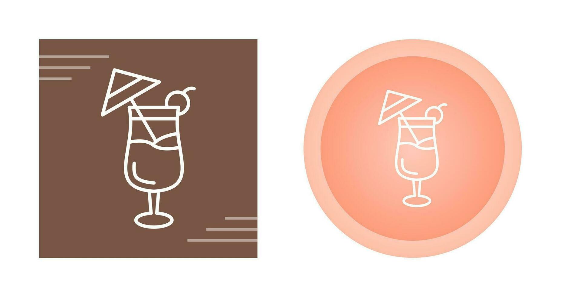 icono de vector de coctel