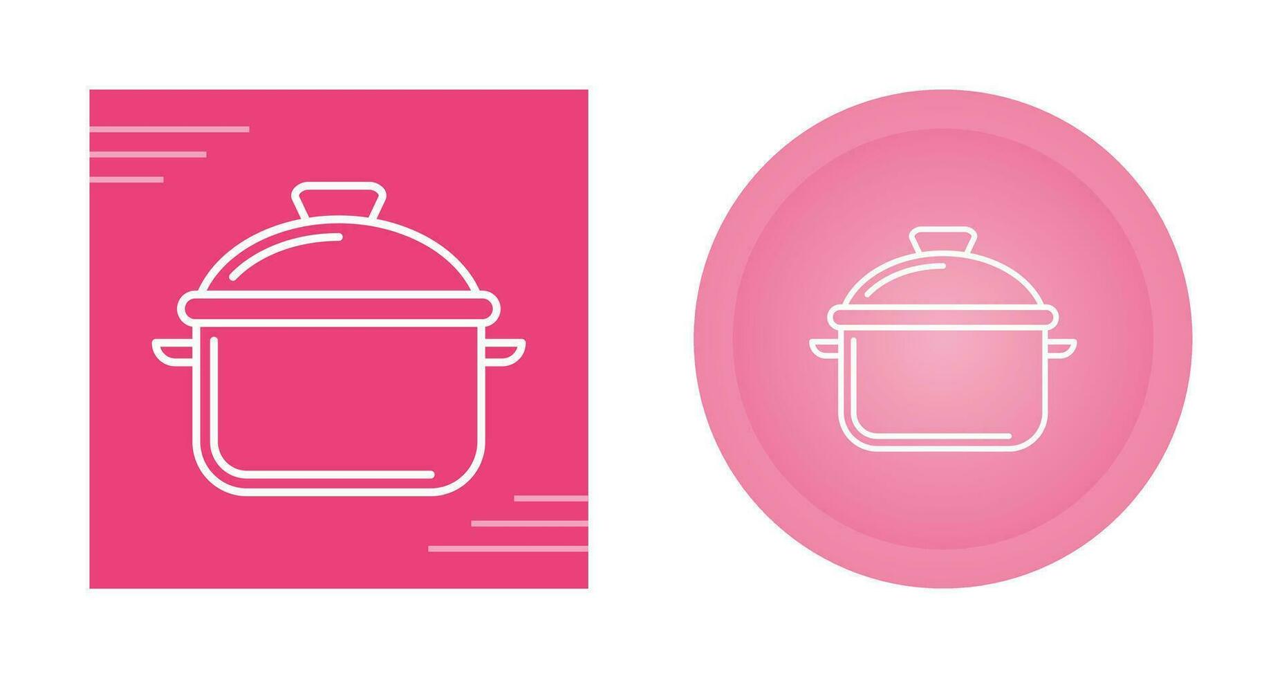 icono de vector de olla de cocina