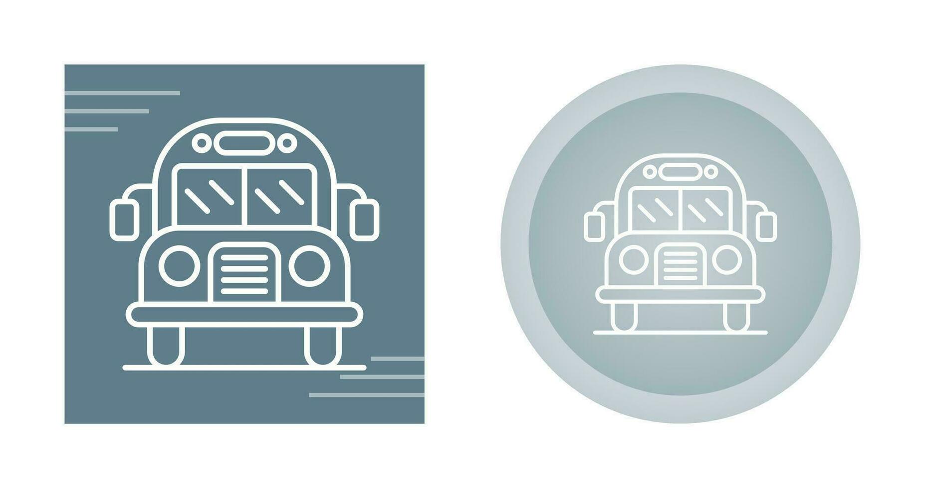School Bus Vector Icon