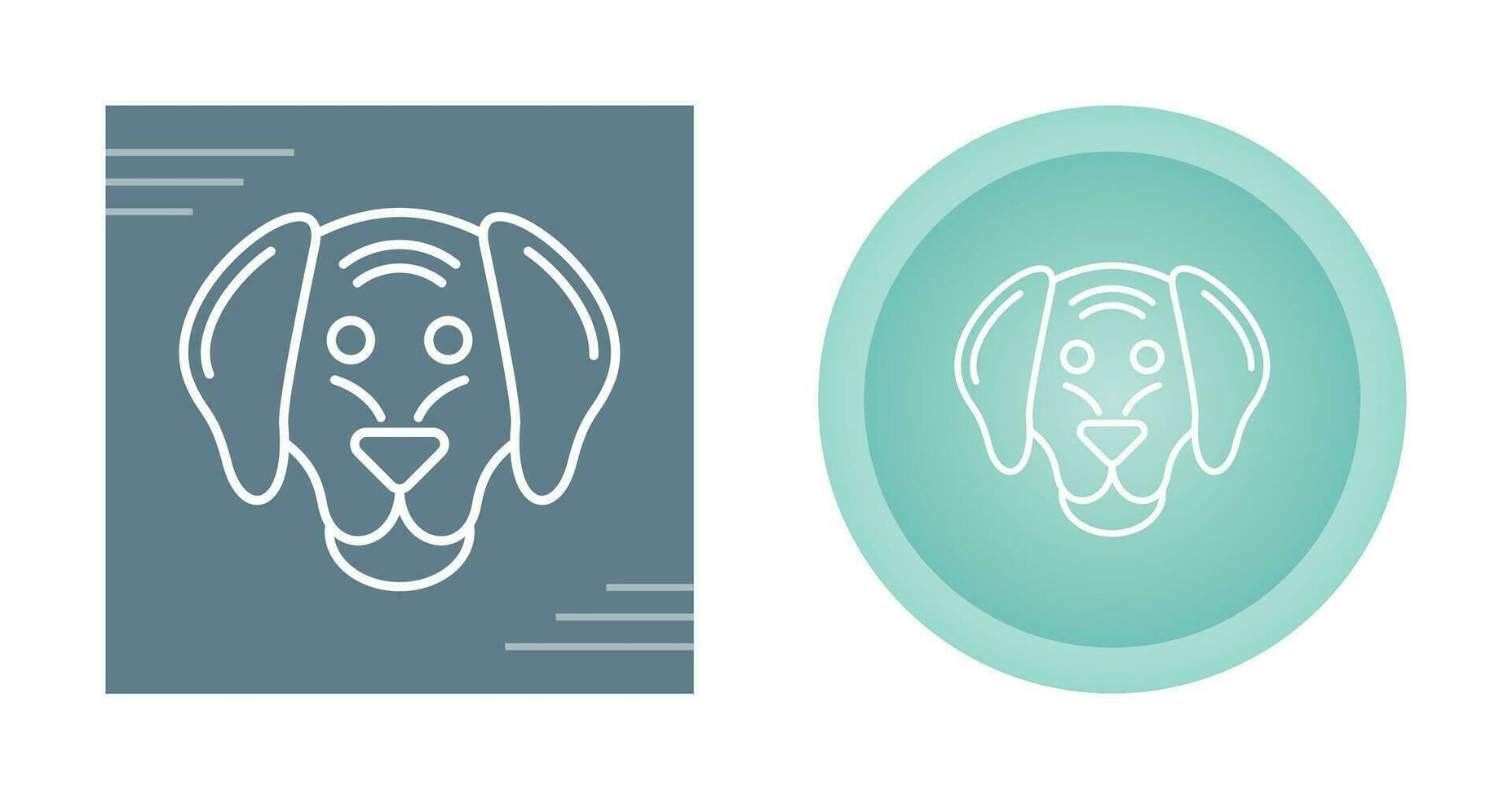 icono de vector de perro