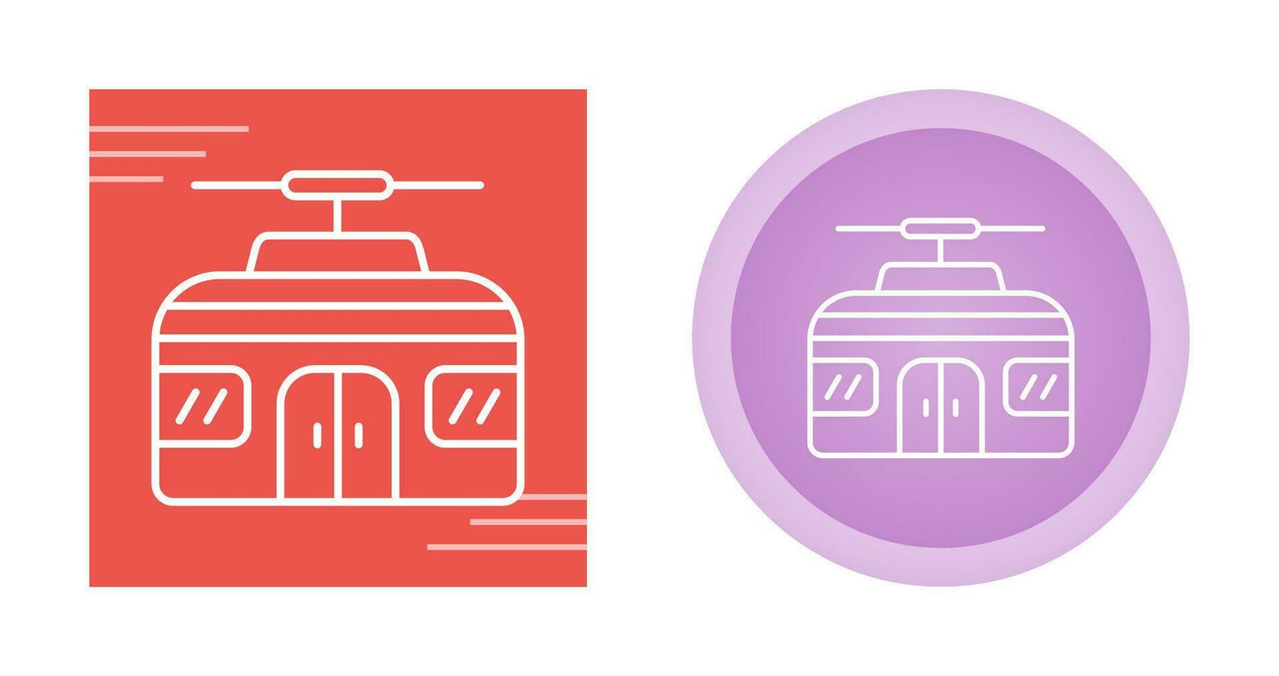 Cable Car Vector Icon